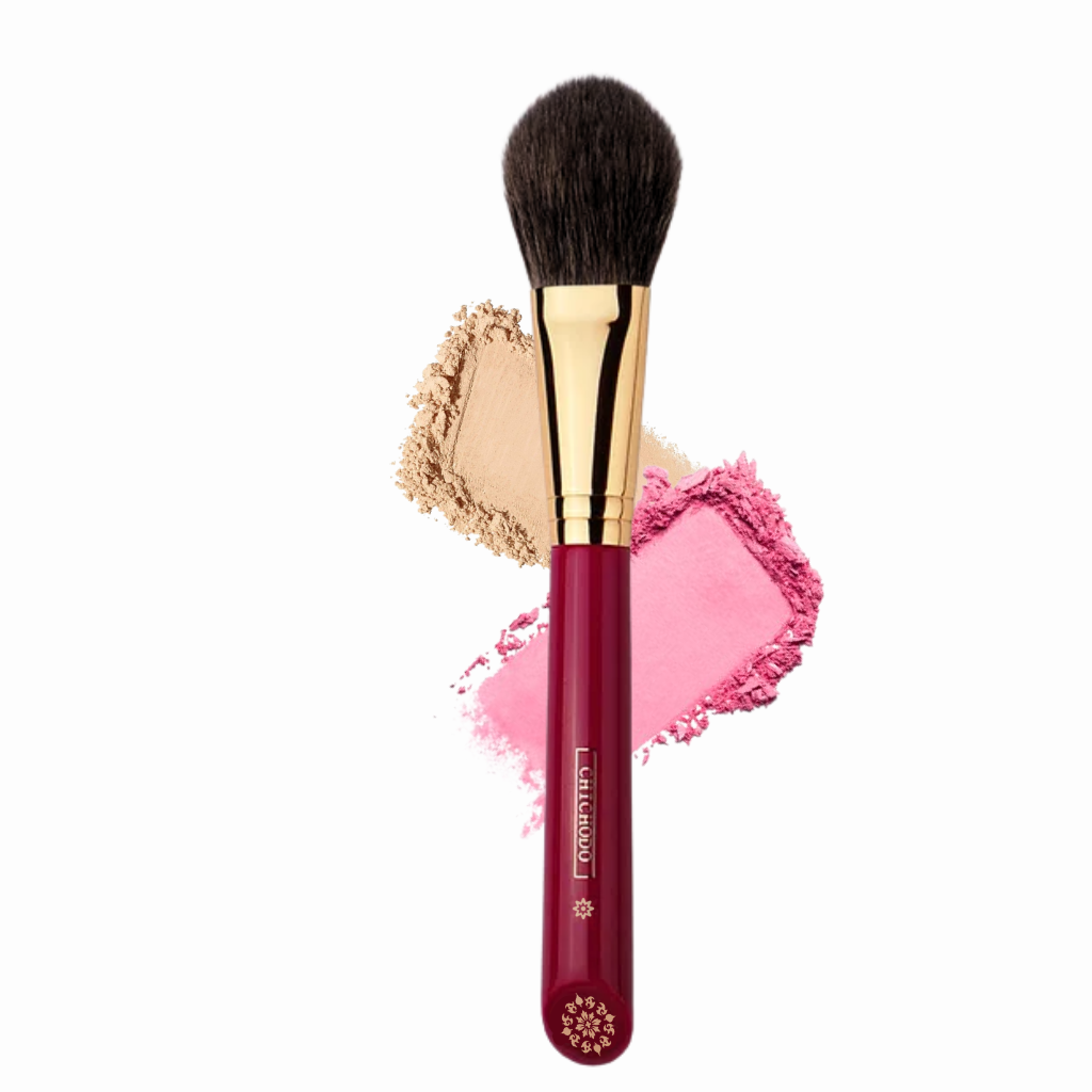Cọ makeup má hồng/phủ phấn nhỏ CHICHODO Precision Blusher C104 bám phấn
